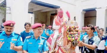 ३० वर्षे प्रहरी सेवापछि सई दिलीप दासको घोडाचढी सम्मानपूर्ण बिदाइ
