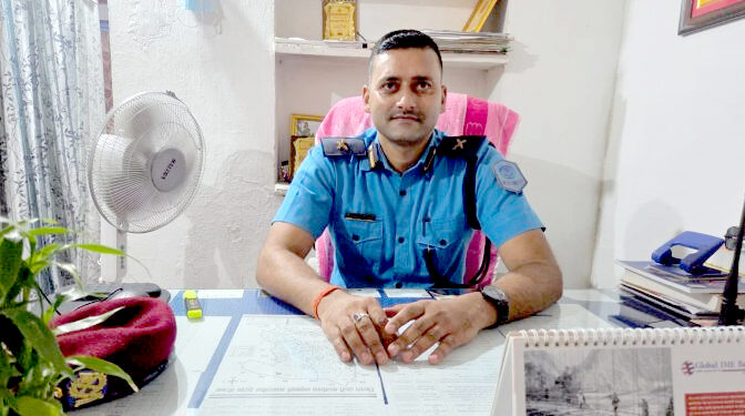 प्रहरी निरीक्षक जटाशंकर यादव ‘असार महिनाको उत्कृष्ट प्रहरी’ घोषित