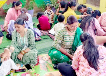 लिटिल बडी प्रि-स्कुलमा मेहन्दी प्रतियोगिता: आकांक्षा बान्या प्रथम