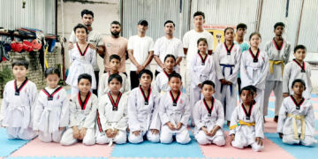 छपकैया तेक्वान्दो डोजाङमा १५ खेलाडीको बेल्ट ग्रेडिङ सम्पन्न