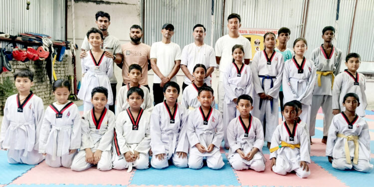 छपकैया तेक्वान्दो डोजाङमा १५ खेलाडीको बेल्ट ग्रेडिङ सम्पन्न