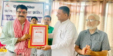 सुबोध स्मृत्ति पत्रकारिता पुरस्कारबाट गौतम सम्मानित