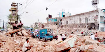 राजमार्ग सीमा भित्रका संरचना हटाउने बाँकी काम एक साताभित्र सम्पन्न गर्ने तयारी
