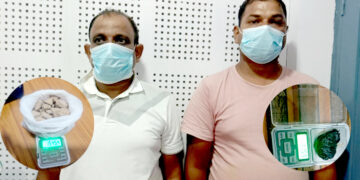 १५४ ग्राम ब्राउन सुगरजस्तो पदार्थसहित दुई पक्राउ
