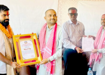 जगरनाथपुरका प्रमुख प्रशासकीय अधिकृत यादवको बिदाइ, केशरीले सम्हाले नयाँ जिम्मेवारी