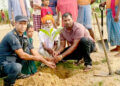 ३ बिघा ऐलानी जग्गामा वृक्षरोपणः वडाध्यक्षको व्यक्तिगत लगानीमा २१० बिरुवा रोपियो