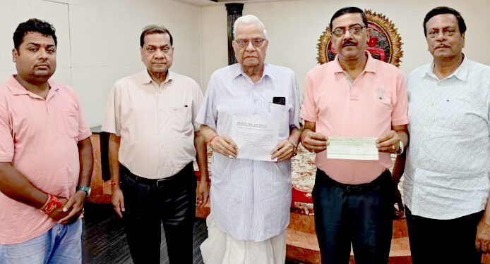 बाबुलाल चाचानद्वारा दैवी प्रकोप उद्धार कोषमा ५२ लाख ११ हजार सहयोग