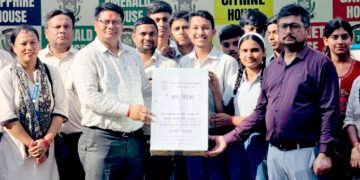 बाढीपीडितका लागि साउथ जोन माविको १ लाख ५५ हजार बढी सहयोग