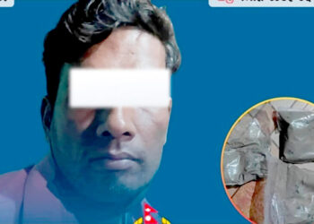 प्रहरीको दुई राउन्ड हवाई फायर, ३०० ग्राम ब्राउन सुगरसहित वीरगंजका मियाँ पक्राउ
