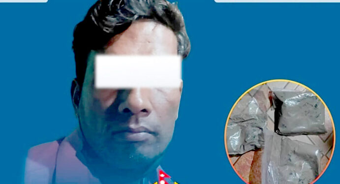 प्रहरीको दुई राउन्ड हवाई फायर, ३०० ग्राम ब्राउन सुगरसहित वीरगंजका मियाँ पक्राउ