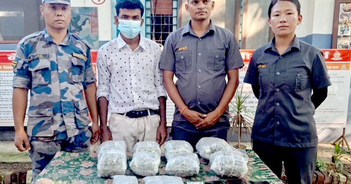 ब्राउन सुगरजस्तो पदार्थ र गाँजासहित दुईजना पक्राउ
